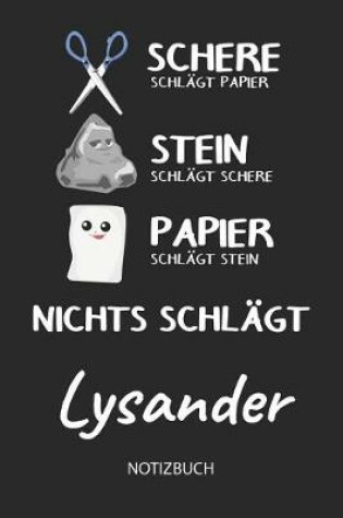 Cover of Nichts schlagt - Lysander - Notizbuch