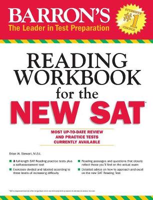 Book cover for Barron's Reading Workbook for the NEW SAT