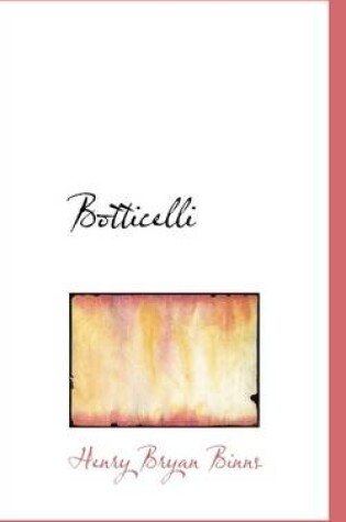 Cover of Botticelli