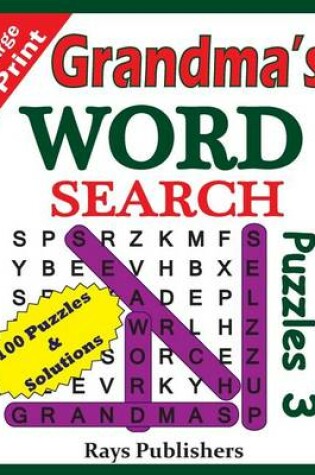 Cover of Grandma's Word Search Puzzles 3