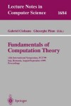 Book cover for Fundamentals of Computation Theory