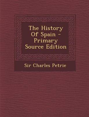 Book cover for The History of Spain