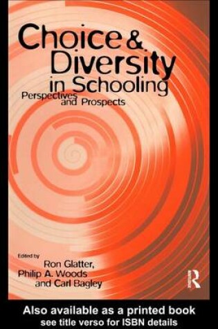 Cover of Choice and Diversity in Schooling