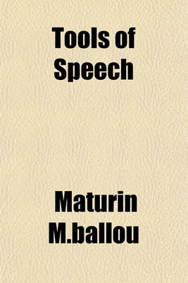 Book cover for Tools of Speech