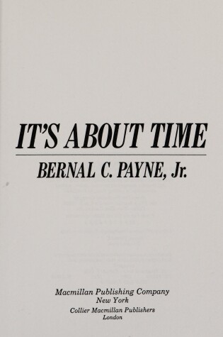 Cover of It's about Time