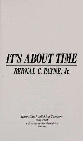 Book cover for It's about Time