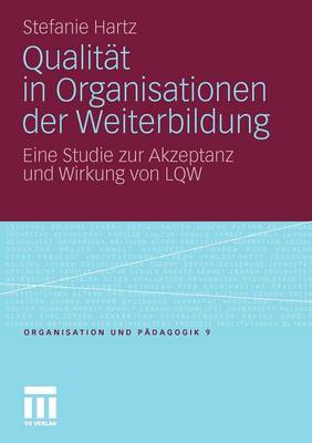 Cover of Qualitat in Organisationen Der Weiterbildung