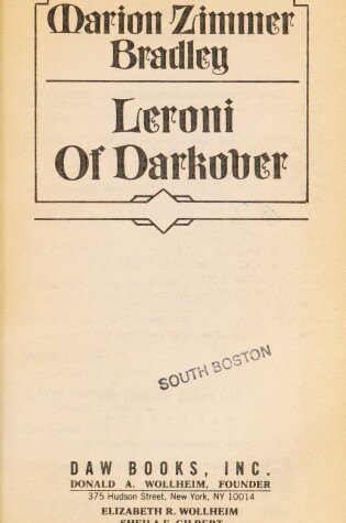 Cover of Leroni of Darkover