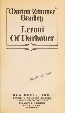 Book cover for Leroni of Darkover