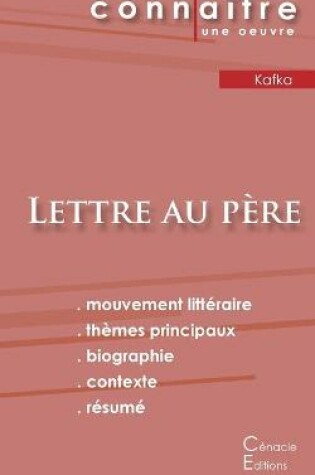 Cover of Fiche de lecture Lettre au pere de Kafka (Analyse litteraire de reference et resume complet)
