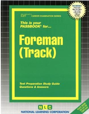 Book cover for Foreman/Maintenance Supervisor (Track)