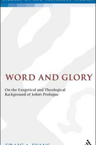 Cover of Word and Glory