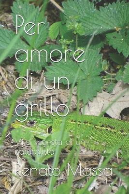 Book cover for Per amore di un grillo