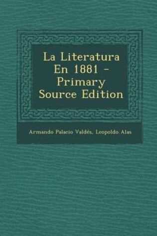 Cover of La Literatura En 1881