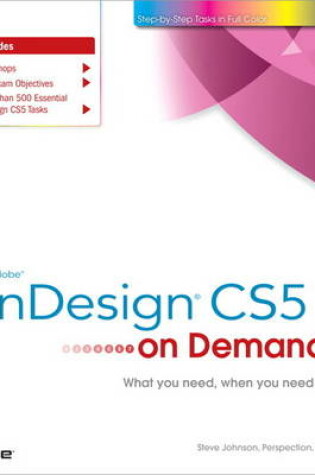 Cover of Adobe InDesign CS5 on Demand