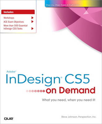 Book cover for Adobe InDesign CS5 on Demand