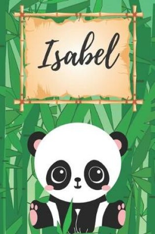 Cover of personalisiertes Notizbuch Panda / Malbuch / Kritzelbuch / Tagebuch / Journal / Notizheft / DIN A5 / Geschenke Isabel