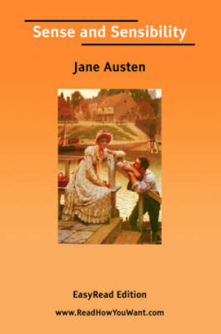 Cover of Sense and Sensibility [Easyread Edition]