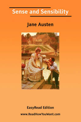 Book cover for Sense and Sensibility [Easyread Edition]