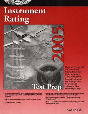 Book cover for Instrument Rating Test Prep 2005