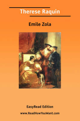 Book cover for Therese Raquin [Easyread Edition]