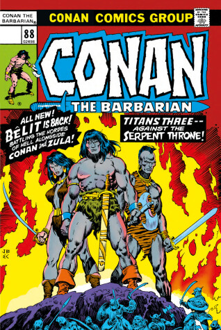 Book cover for Conan The Barbarian: The Original Comics Omnibus Vol.4
