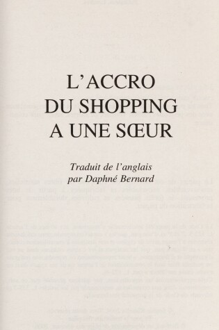 Cover of L'accro du shopping a une soeur