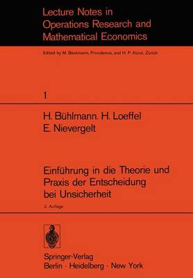 Book cover for Einführung in die Theorie und Praxis der Entscheidung bei Unsicherheit