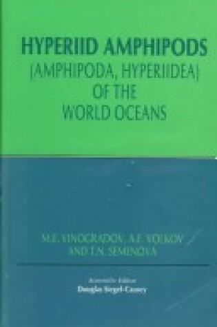 Cover of Hyperiid Amphipods (Amphipoda, Hyperiidia) of the World Ocean