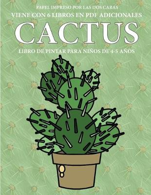 Cover of Libro de pintar para niños de 4-5 años (Cactus)