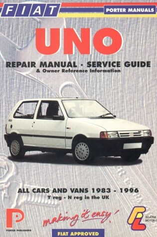 Cover of Fiat Uno Repair Manual, Service Guide and Owner Reference Information