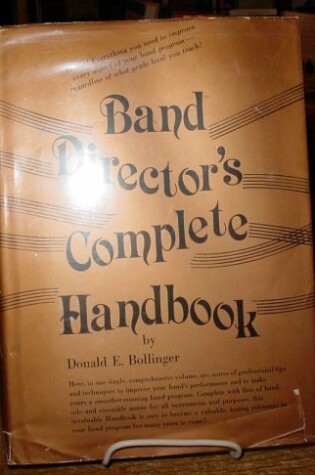 Cover of Band Director's Complete Handbook