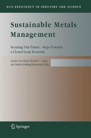 Cover of Sustainable Metals Management
