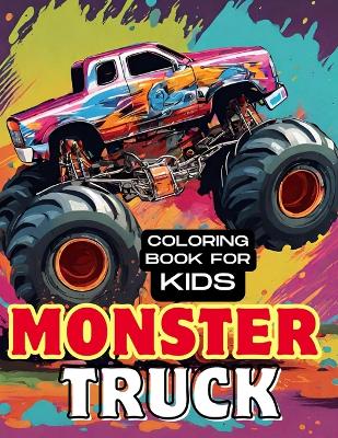 Book cover for Monster Truck Coloring Book