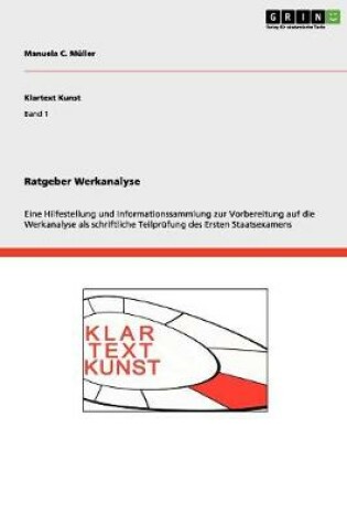 Cover of Ratgeber Werkanalyse