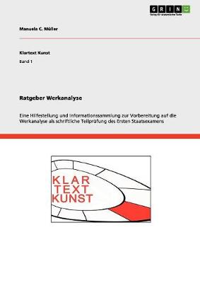 Book cover for Ratgeber Werkanalyse