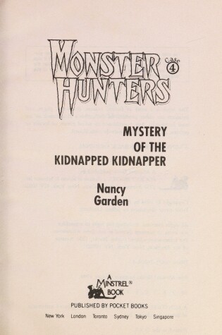Cover of Mystery of the Kidnapped Kidnappers (Monster Hunters 4)