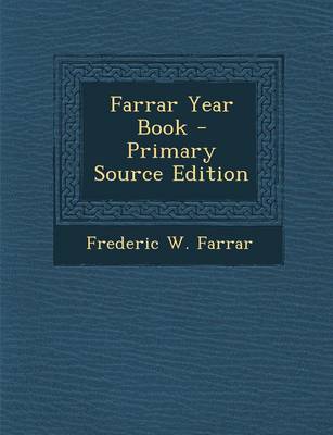 Book cover for Farrar Year Book - Primary Source Edition