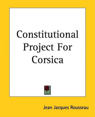 Book cover for Constitutional Project for Corsica