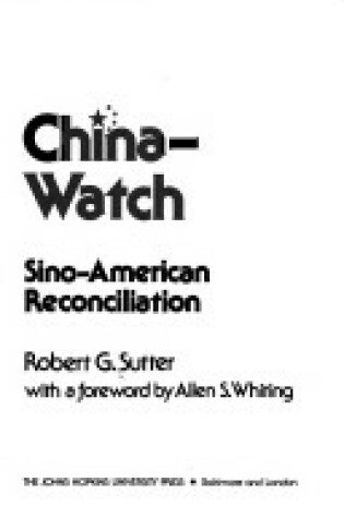 Cover of China Watch