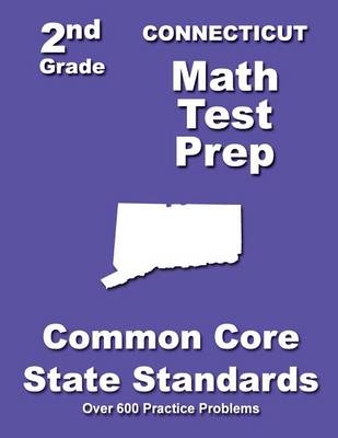 Book cover for Connecticut 2nd Grade Math Test Prep