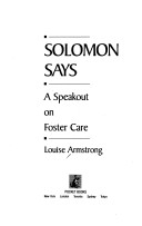 Book cover for Solomon Says