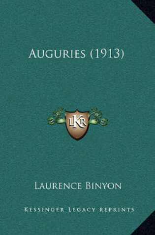 Cover of Auguries (1913)