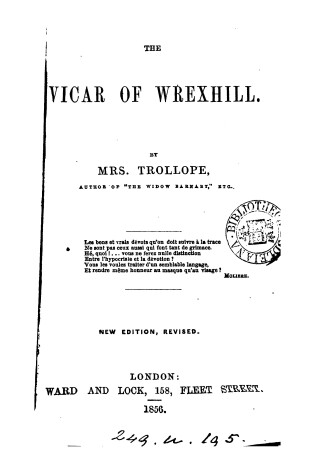 Cover of Vicar Wrexhill