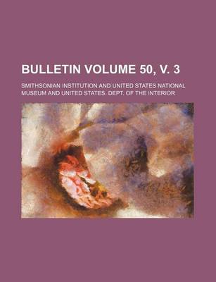 Book cover for Bulletin Volume 50, V. 3