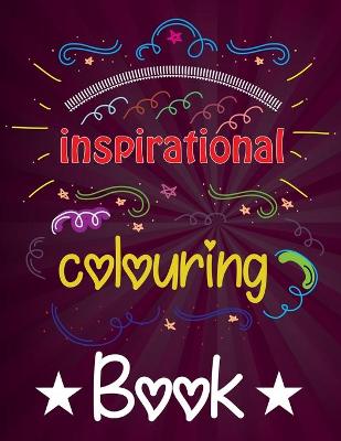 Book cover for Inspirational Coloring Book