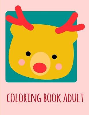 Book cover for coloring book adult