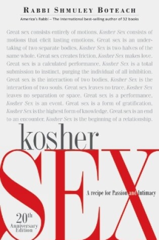 Cover of Kosher Sex (20th Anniversary Editon)