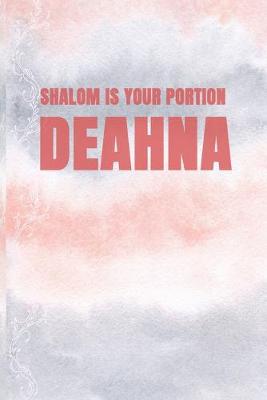 Book cover for Shalom is your portion Deahna