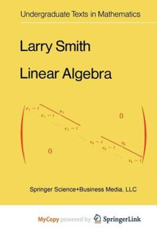 Cover of Linear Algebra